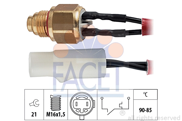 Temperature Switch, radiator fan (7.5110)