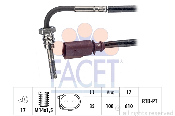 Sensor, exhaust gas temperature (22.0202)