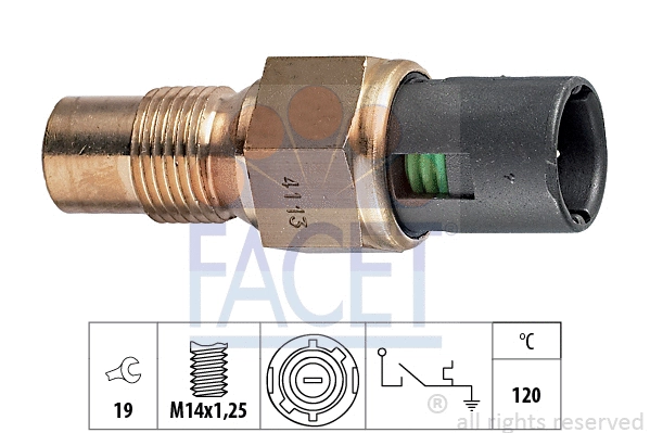Temperature Switch, coolant warning lamp (7.4113)