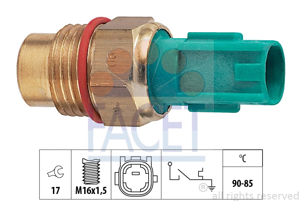 Temperature Switch, radiator fan (7.5266)