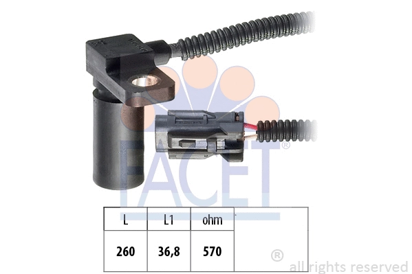 RPM Sensor, automatic transmission (9.0232)