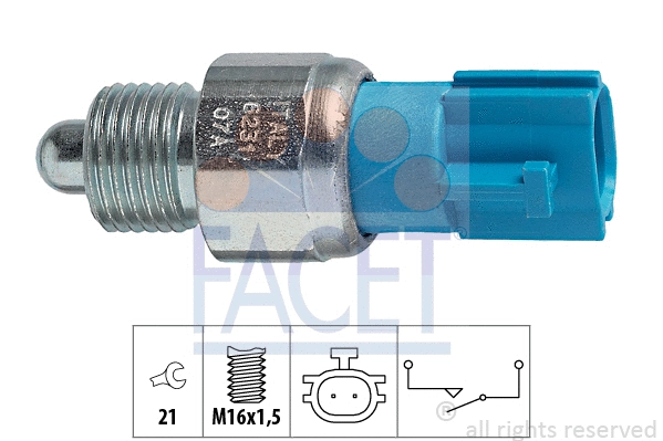 Switch, reverse light (7.6231)