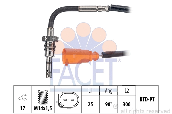 Sensor, exhaust gas temperature (22.0273)