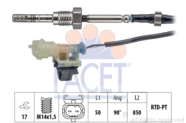 Sensor, exhaust gas temperature (22.0217)