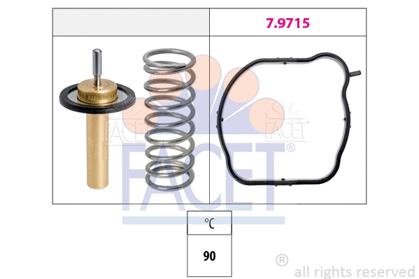 Thermostat, coolant (7.8846)