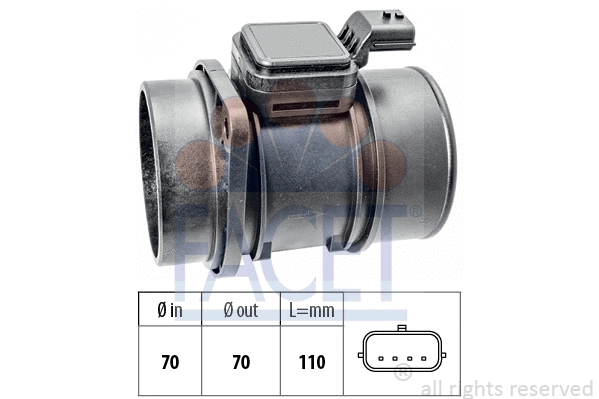 Mass Air Flow Sensor (10.1454)