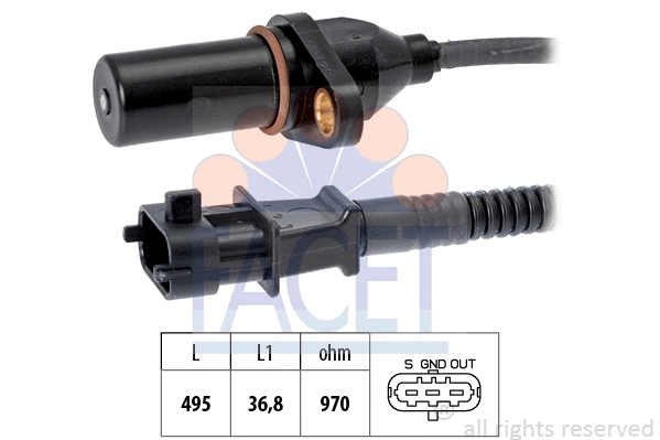 Sensor, crankshaft pulse (9.0563)