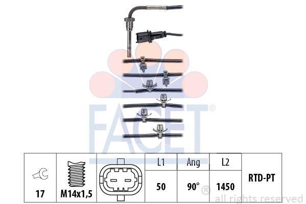 Sensor, exhaust gas temperature (22.0211)