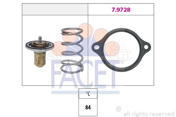 Thermostat, coolant (7.7970)