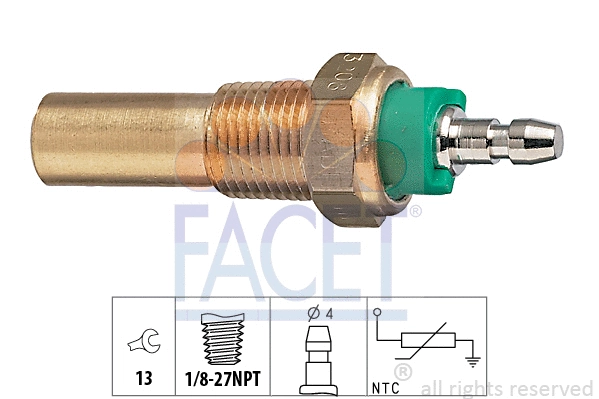 Sensor, coolant temperature (7.3208)