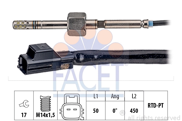 Sensor, exhaust gas temperature (22.0219)