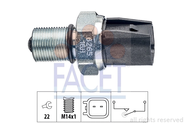 Switch, reverse light (7.6265)
