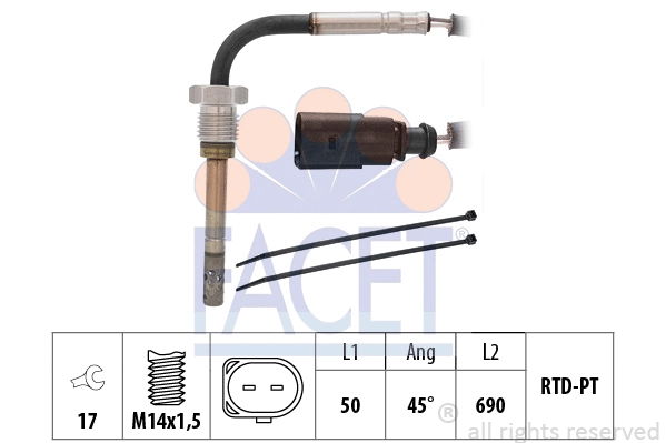 Sensor, exhaust gas temperature (22.0326)