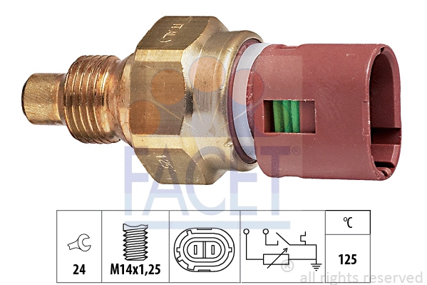 Sensor, coolant temperature (7.3532)