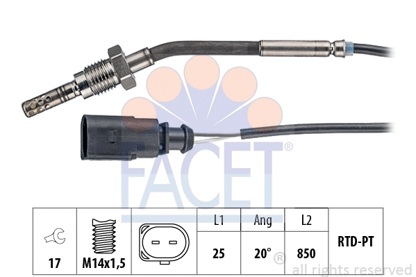 Sensor, exhaust gas temperature (22.0319)