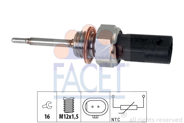 Sensor, exhaust gas temperature (22.0257)