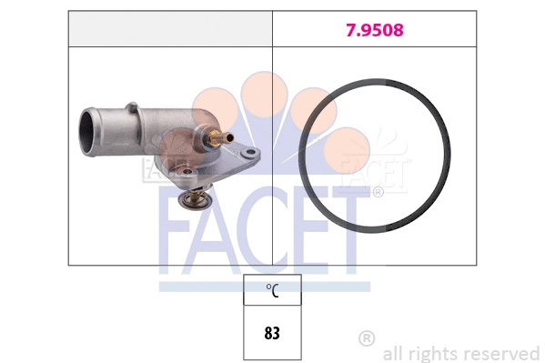 Thermostat, coolant (7.8166)