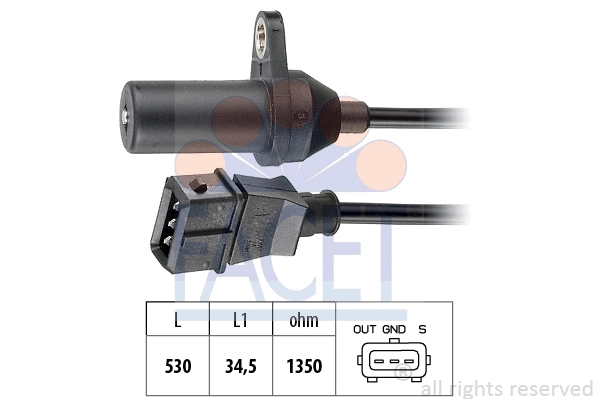 Sensor, crankshaft pulse (9.0265)