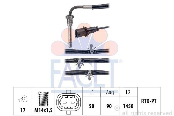 Sensor, exhaust gas temperature (22.0212)