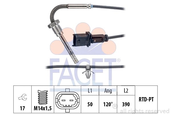 Sensor, exhaust gas temperature (22.0298)
