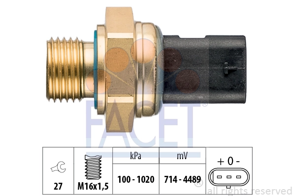 Sensor, oil pressure (25.0017)
