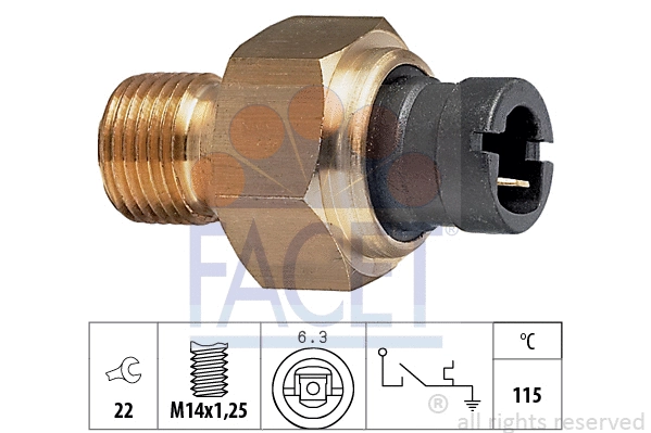 Temperature Switch, coolant warning lamp (7.4041)