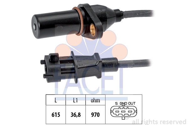 Sensor, crankshaft pulse (9.0569)