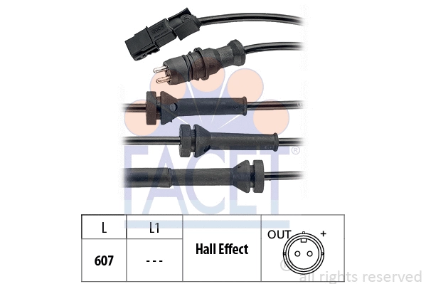 Sensor, wheel speed (21.0069)