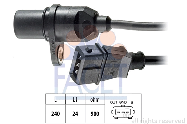 Sensor, crankshaft pulse (9.0187)
