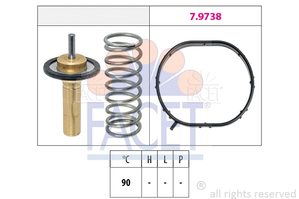 Thermostat, coolant (7.8974)