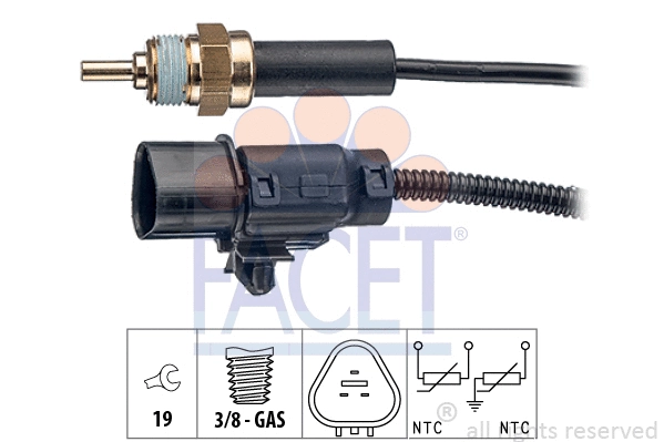 Sensor, coolant temperature (7.3373)