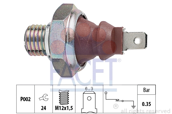 Oil Pressure Switch (7.0026)