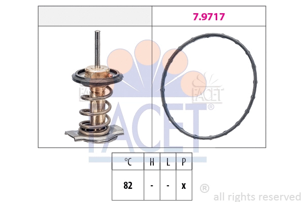 Thermostat, coolant (7.8937)