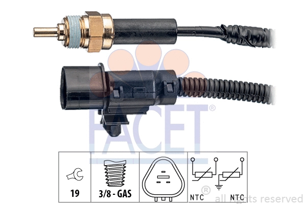 Sensor, coolant temperature (7.3374)