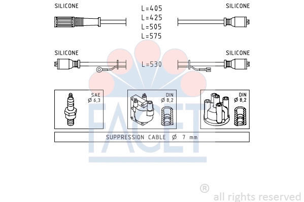 Ignition Cable Kit (4.8386)