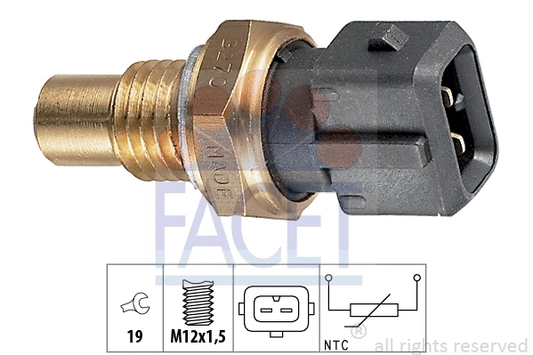 Sensor, coolant temperature (7.3270)