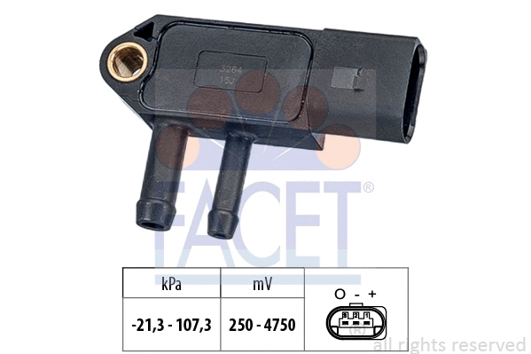 Sensor, exhaust pressure (10.3266)