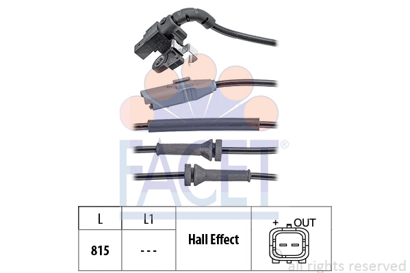 Sensor, wheel speed (21.0150)