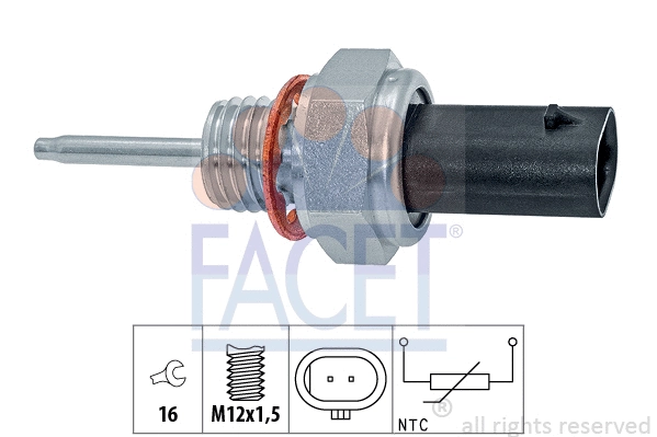 Sensor, exhaust gas temperature (22.0260)
