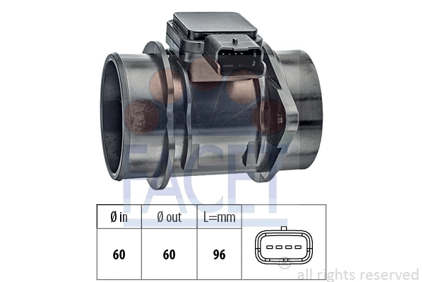 Mass Air Flow Sensor (10.1301)