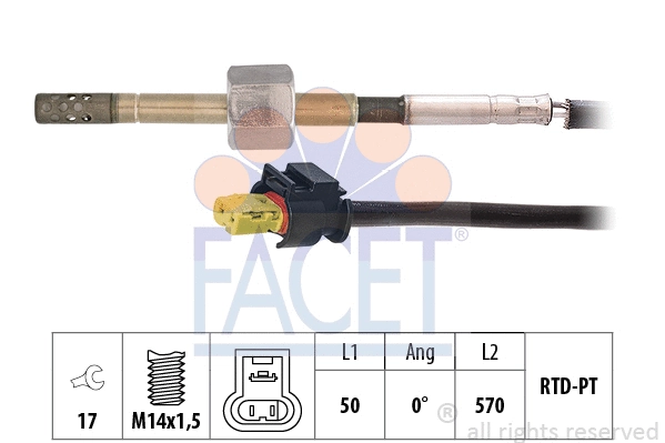 Sensor, exhaust gas temperature (22.0299)