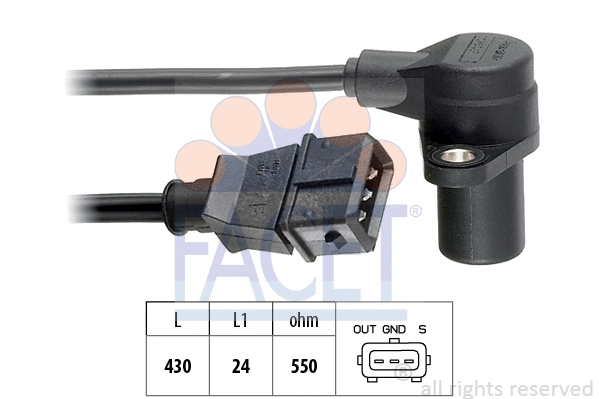 Sensor, crankshaft pulse (9.0076)