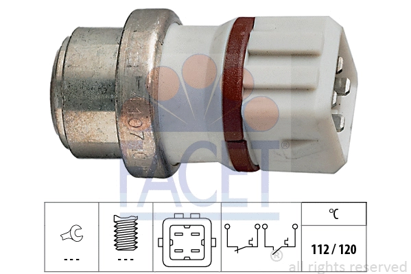 Temperature Switch, coolant warning lamp (7.4107)