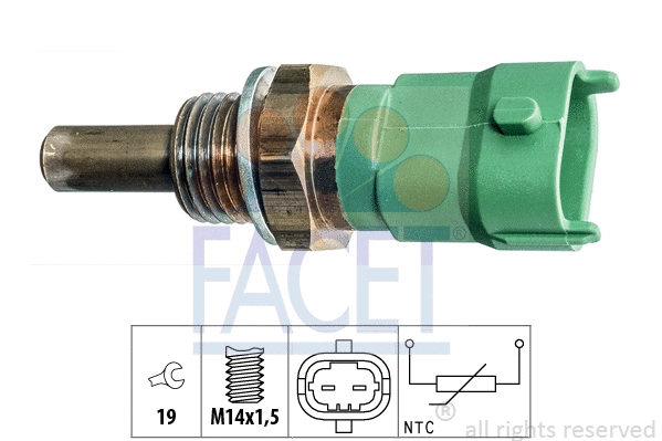 Sensor, coolant temperature (7.3394)