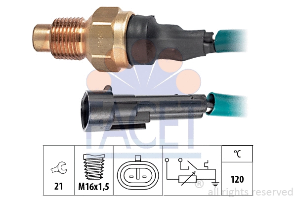 Sensor, coolant temperature (7.3546)