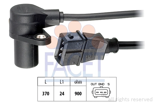 Sensor, crankshaft pulse (9.0077)