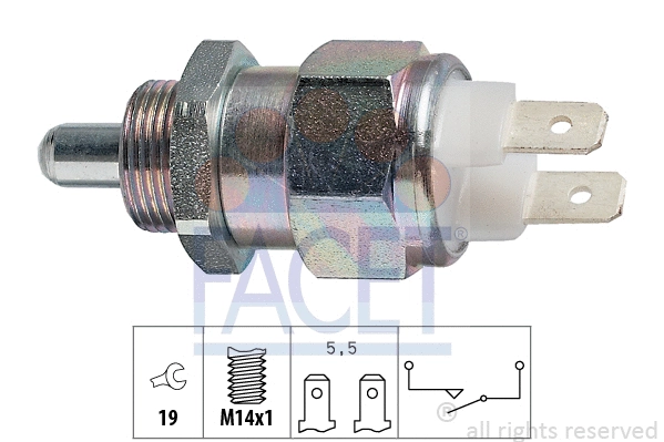 Switch, reverse light (7.6021)