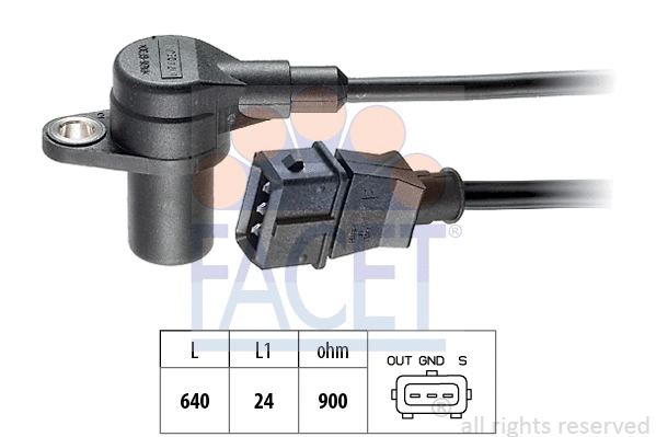Sensor, crankshaft pulse (9.0132)