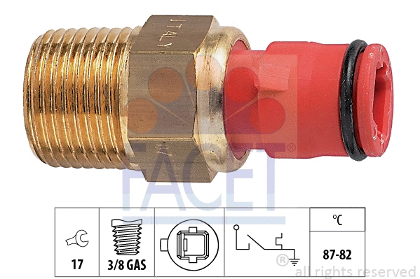 Temperature Switch, radiator fan (7.5259)