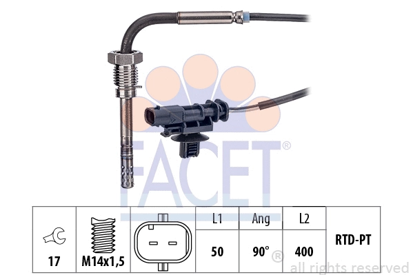 Sensor, exhaust gas temperature (22.0204)